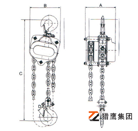 VT手拉葫蘆結構